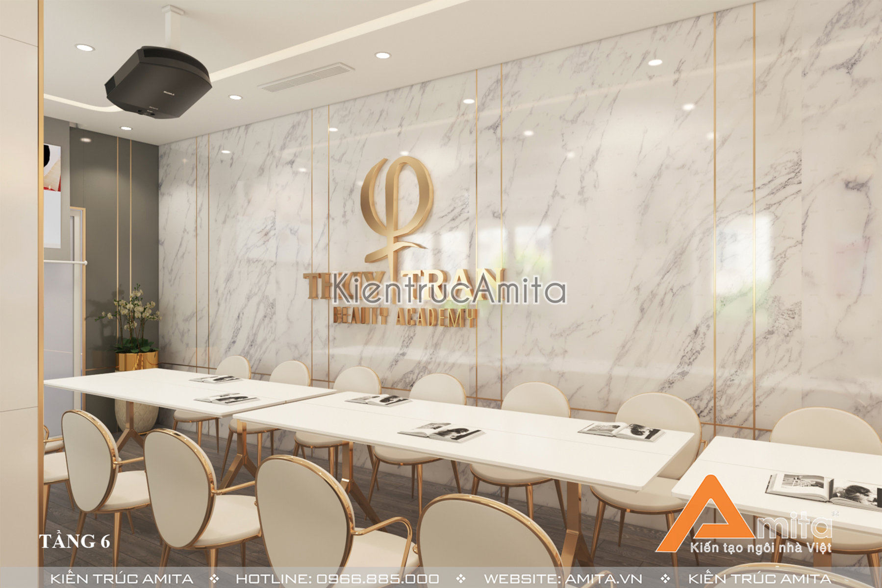 Thiết kế thẩm mỹ viện hiện đại 