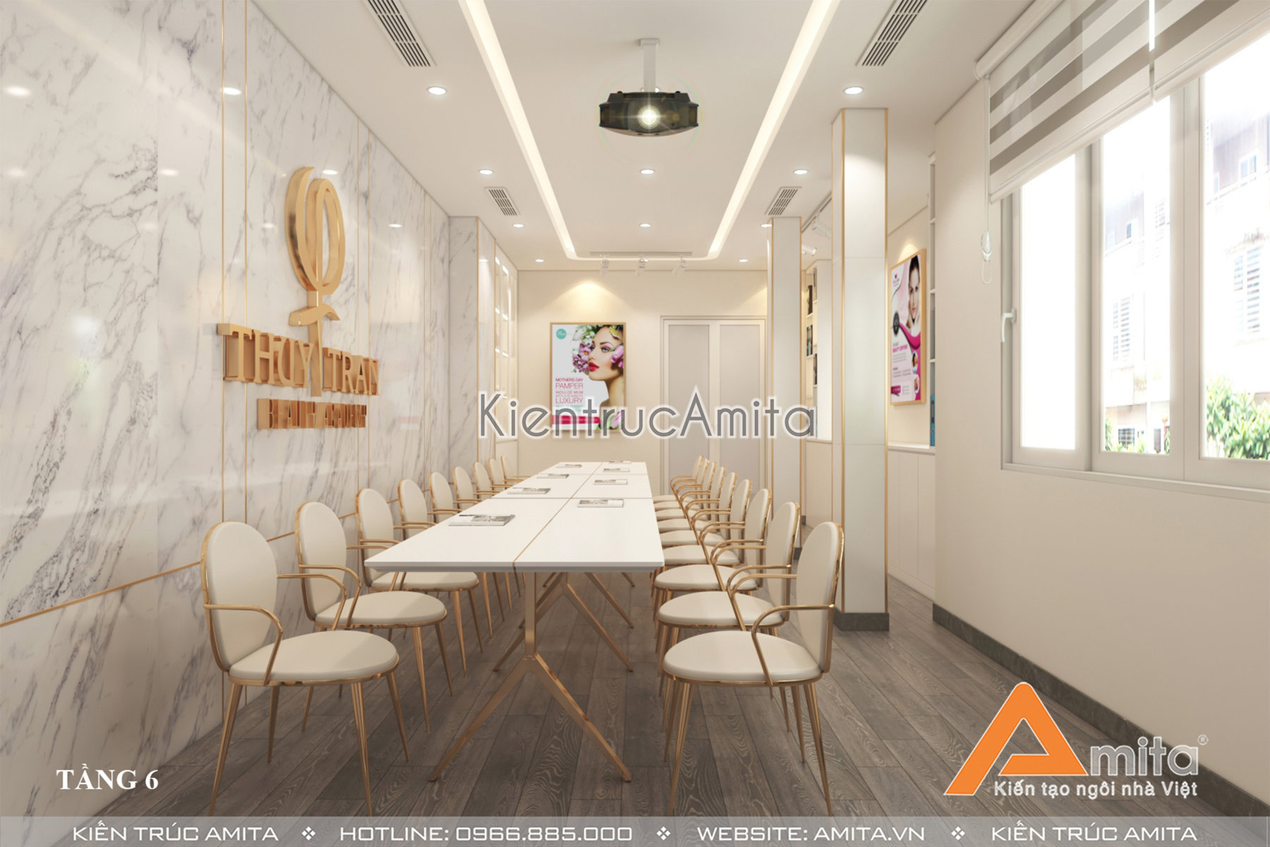 Thiết kế thẩm mỹ viện hiện đại 