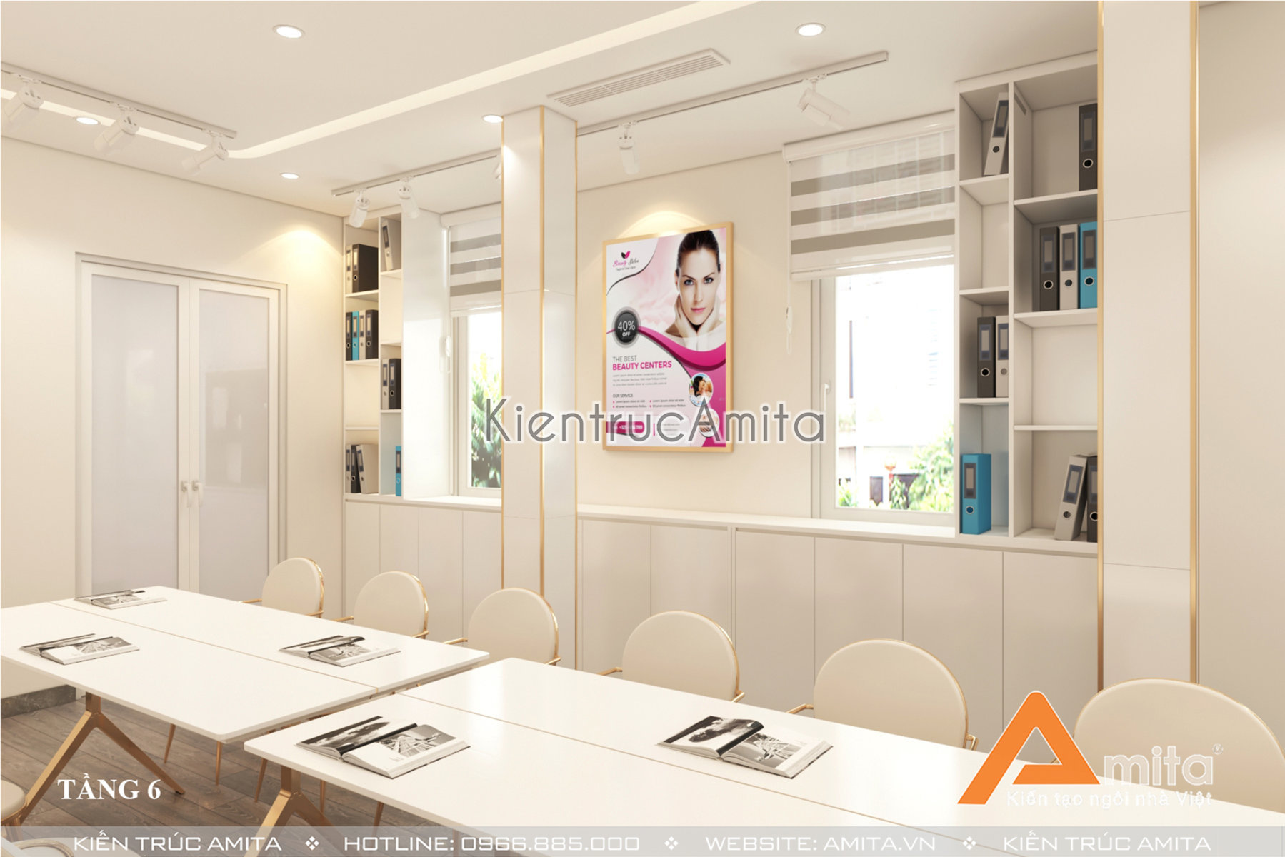 Thiết kế thẩm mỹ viện hiện đại 