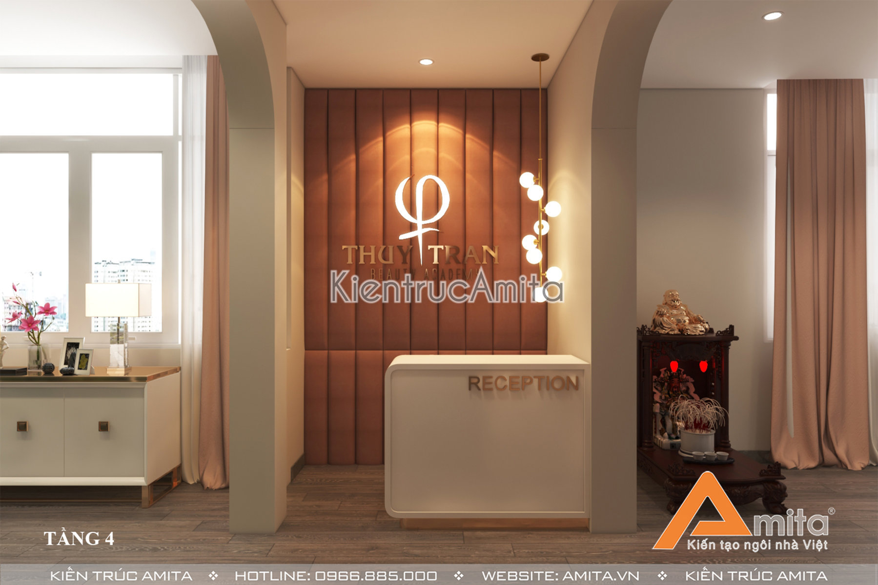 Thiết kế thẩm mỹ viện hiện đại 