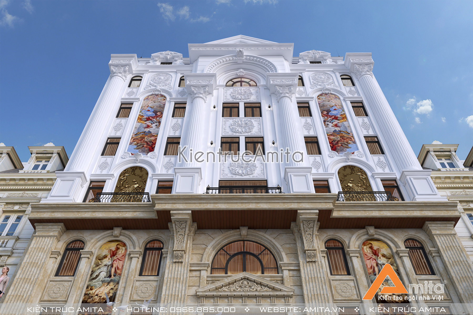 Thiết kế khách sạn phong cách châu Âu