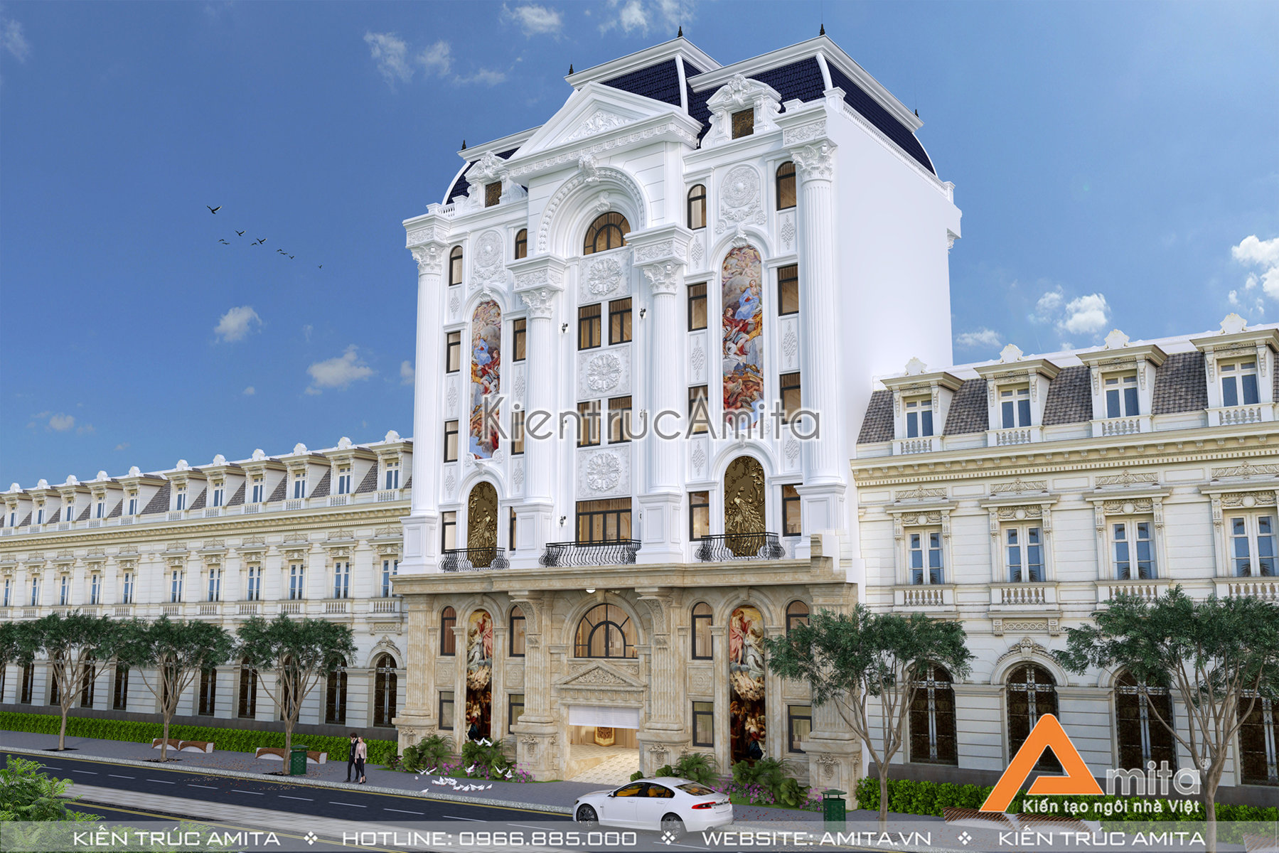 Thiết kế khách sạn phong cách châu Âu