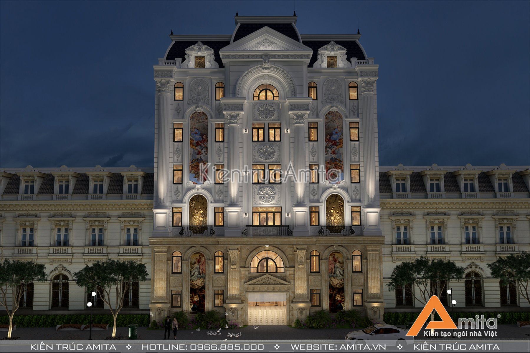 Thiết kế khách sạn phong cách châu Âu