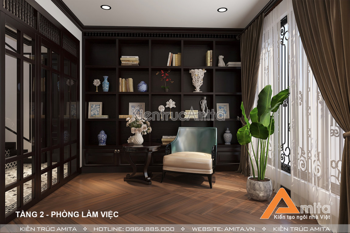 Thiết kế nội thất biệt thự phong cách Á Đông