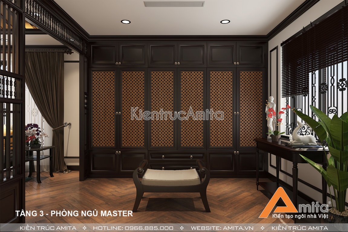 Thiết kế nội thất biệt thự phong cách Á Đông