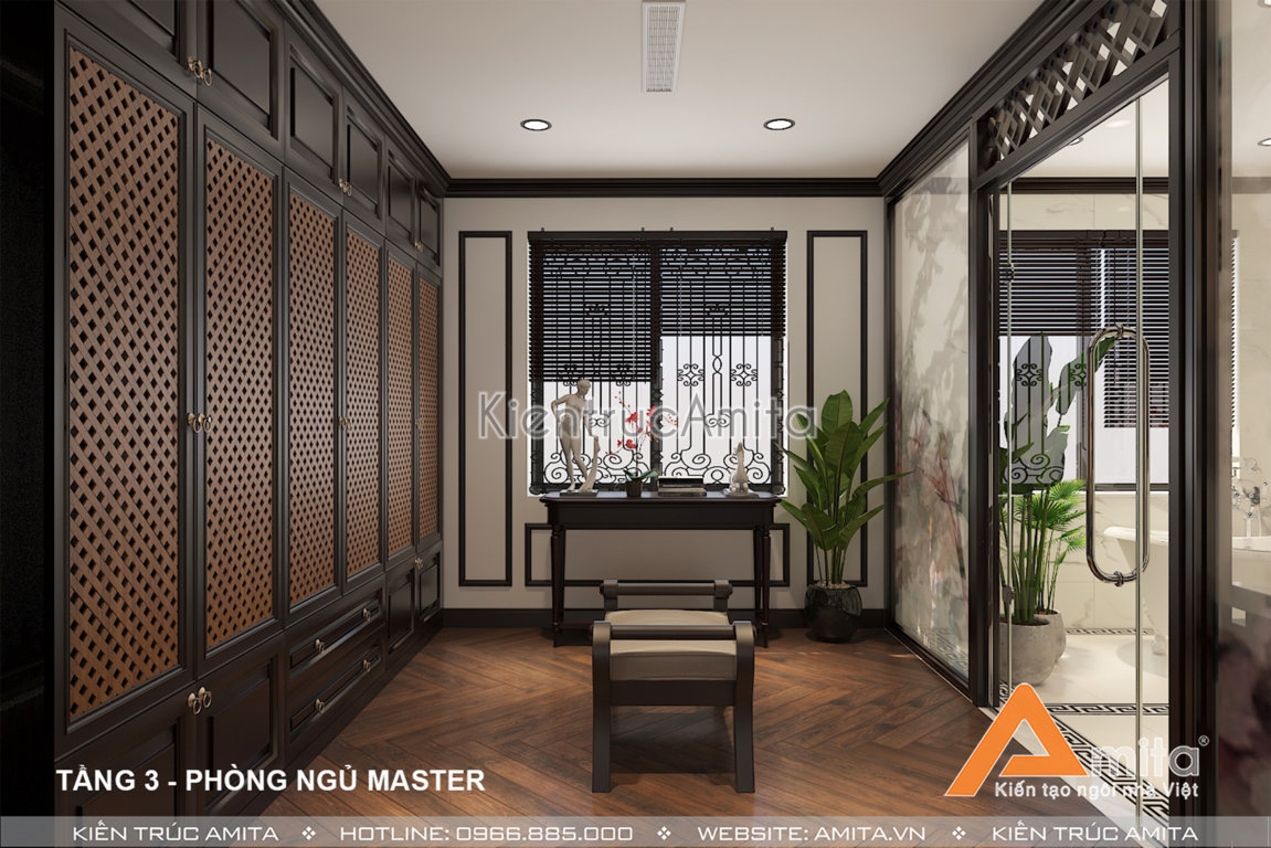 Thiết kế nội thất biệt thự phong cách Á Đông