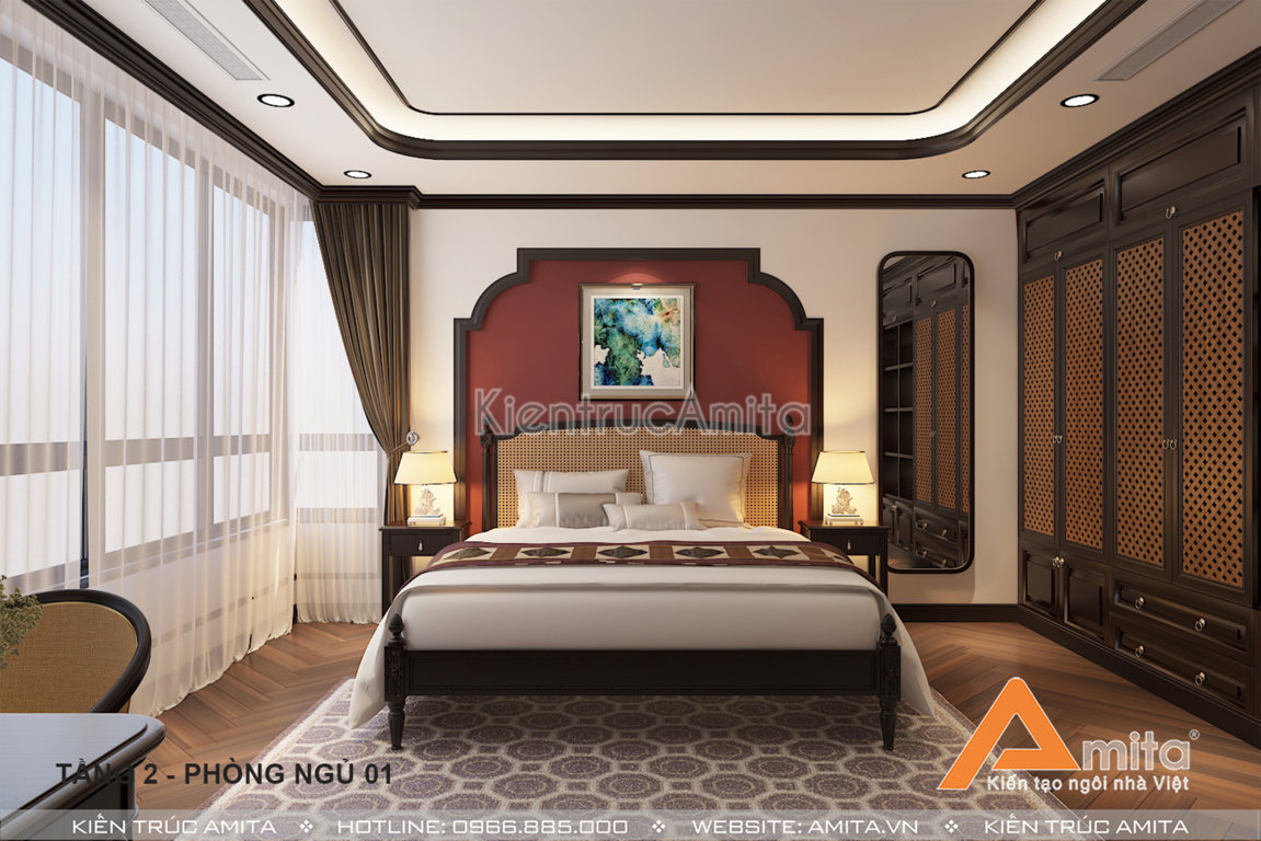 Thiết kế nội thất biệt thự phong cách Á Đông