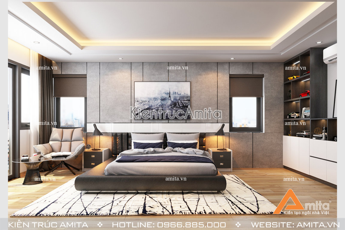 Mẫu nội thất biệt thự phong cách hiện đại 