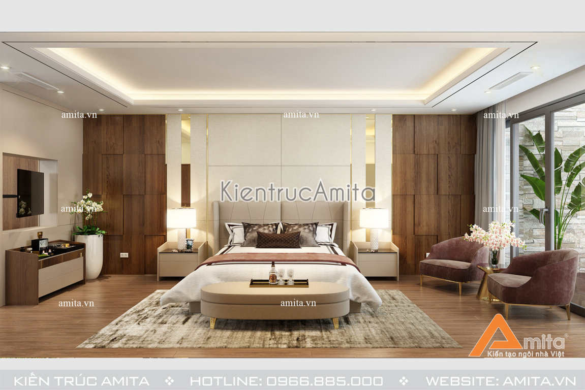 Mẫu nội thất biệt thự phong cách hiện đại 