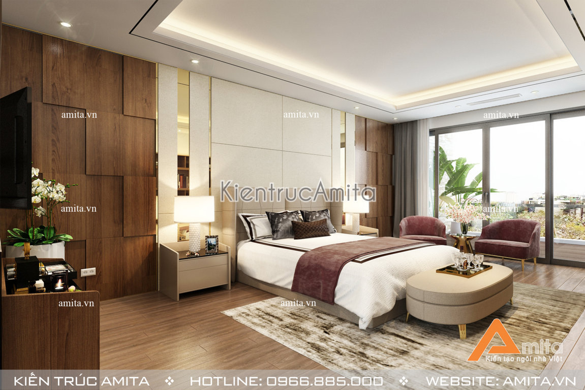 Mẫu nội thất biệt thự phong cách hiện đại 