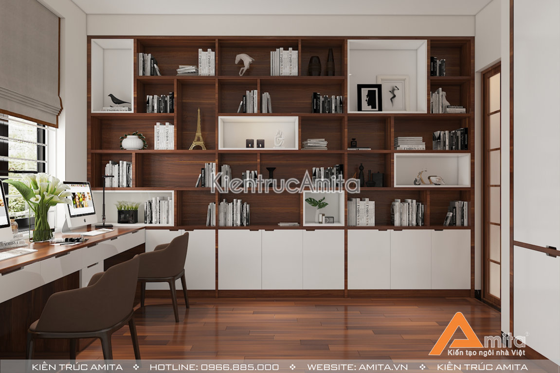 Thiết kế nội thất đẹp phong cách hiện đại 