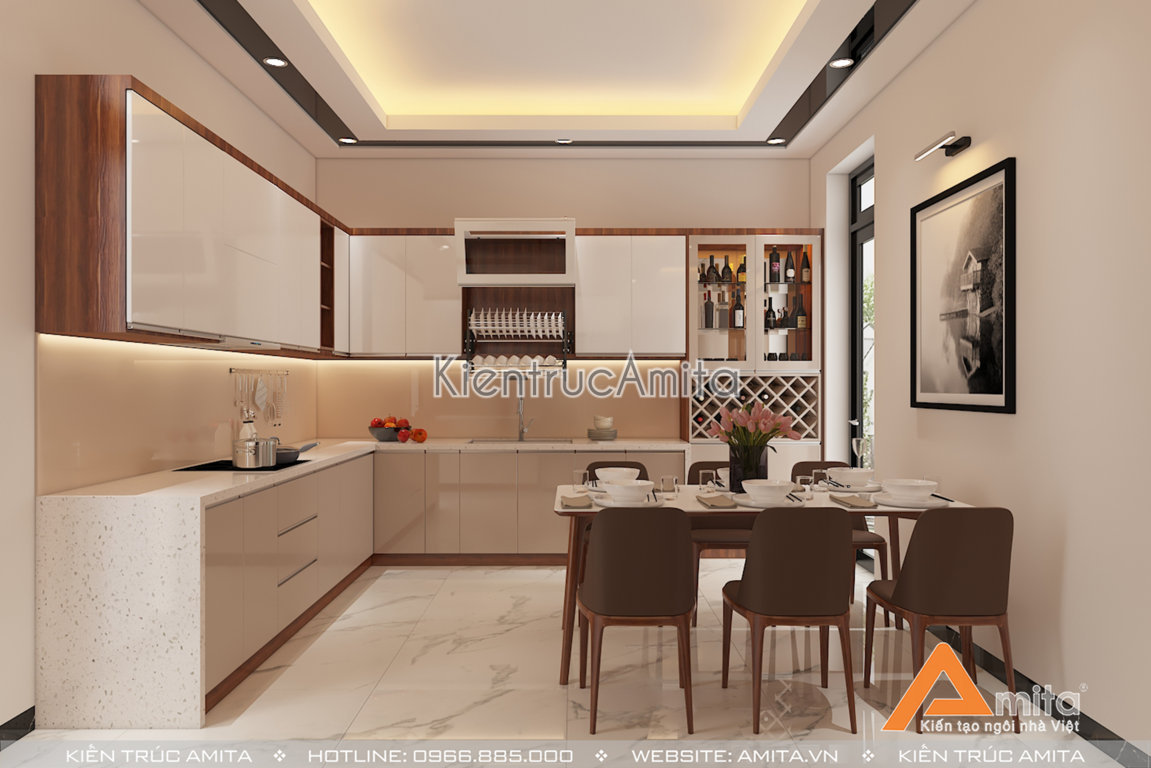 Thiết kế nội thất đẹp phong cách hiện đại 