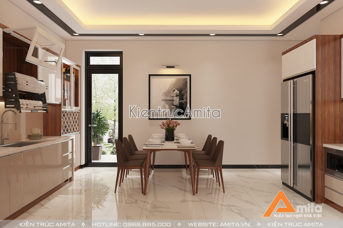 Thiết kế nội thất đẹp phong cách hiện đại 