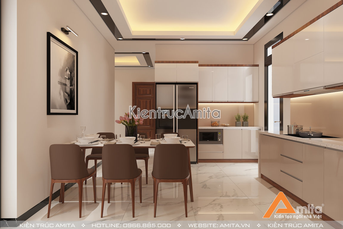 Thiết kế nội thất đẹp phong cách hiện đại 