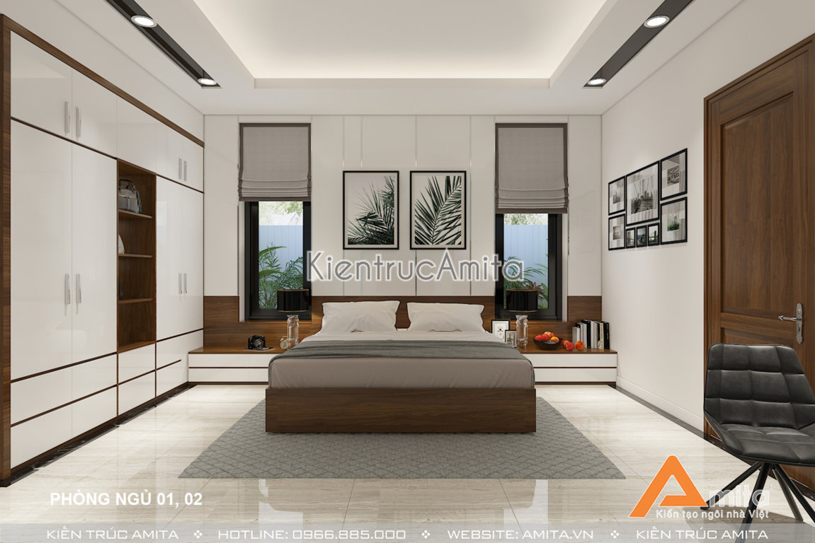 Mẫu nội thất biệt thự đẹp phong cách hiện đại