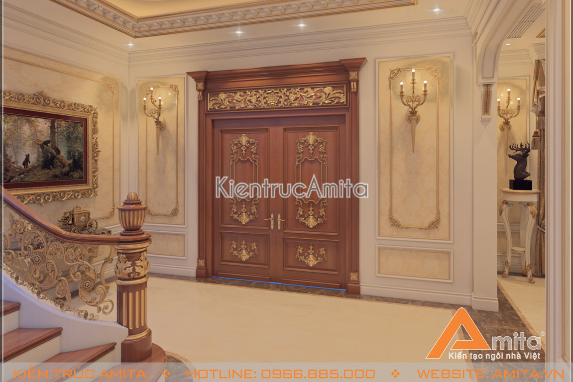 Nội thất biệt thự phong cách tân cổ điển 