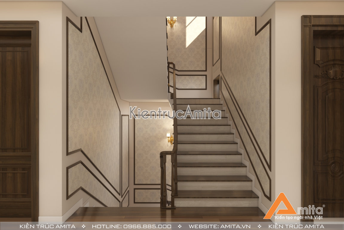 Mẫu nội thất biệt thự tân cổ điển kết hợp hiện đại