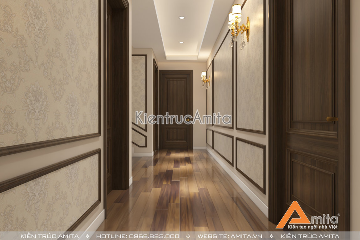 Mẫu nội thất biệt thự tân cổ điển kết hợp hiện đại