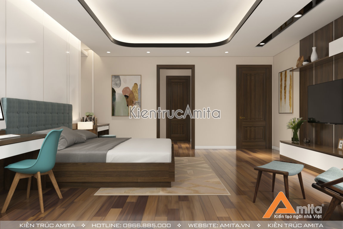 Mẫu nội thất biệt thự tân cổ điển kết hợp hiện đại