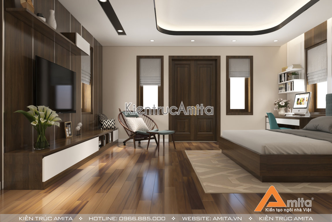 Mẫu nội thất biệt thự tân cổ điển kết hợp hiện đại