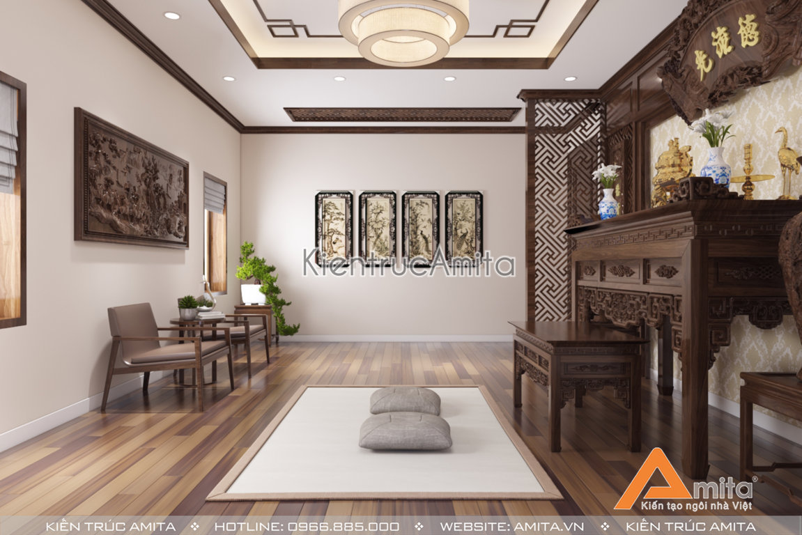 Mẫu nội thất biệt thự tân cổ điển kết hợp hiện đại