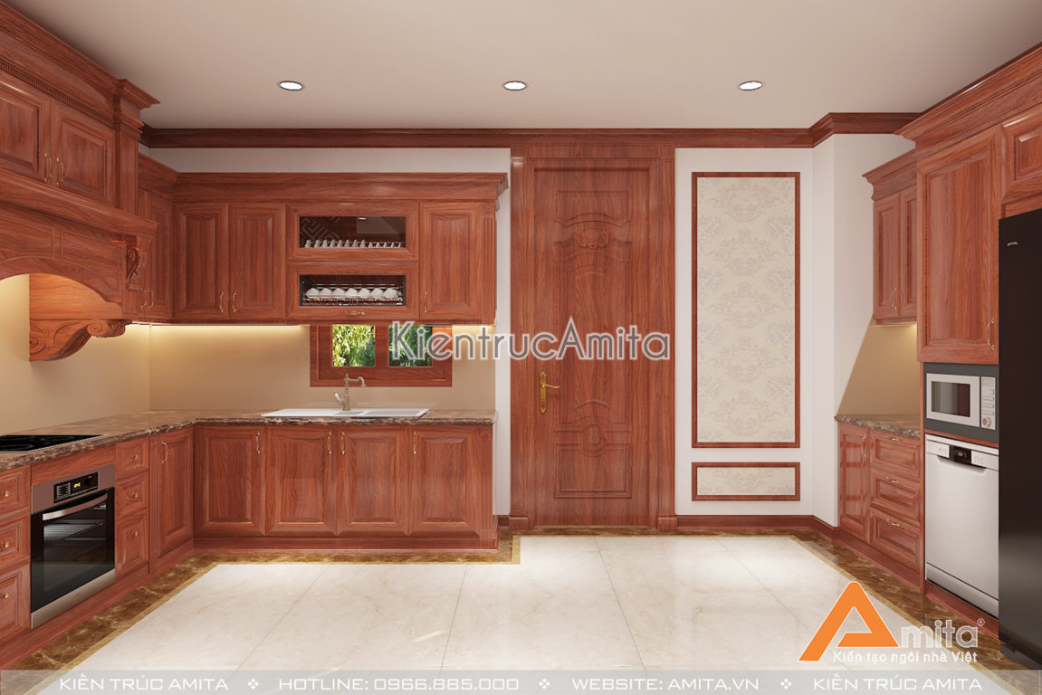 Mẫu nội thất biệt thự tân cổ điển kết hợp hiện đại