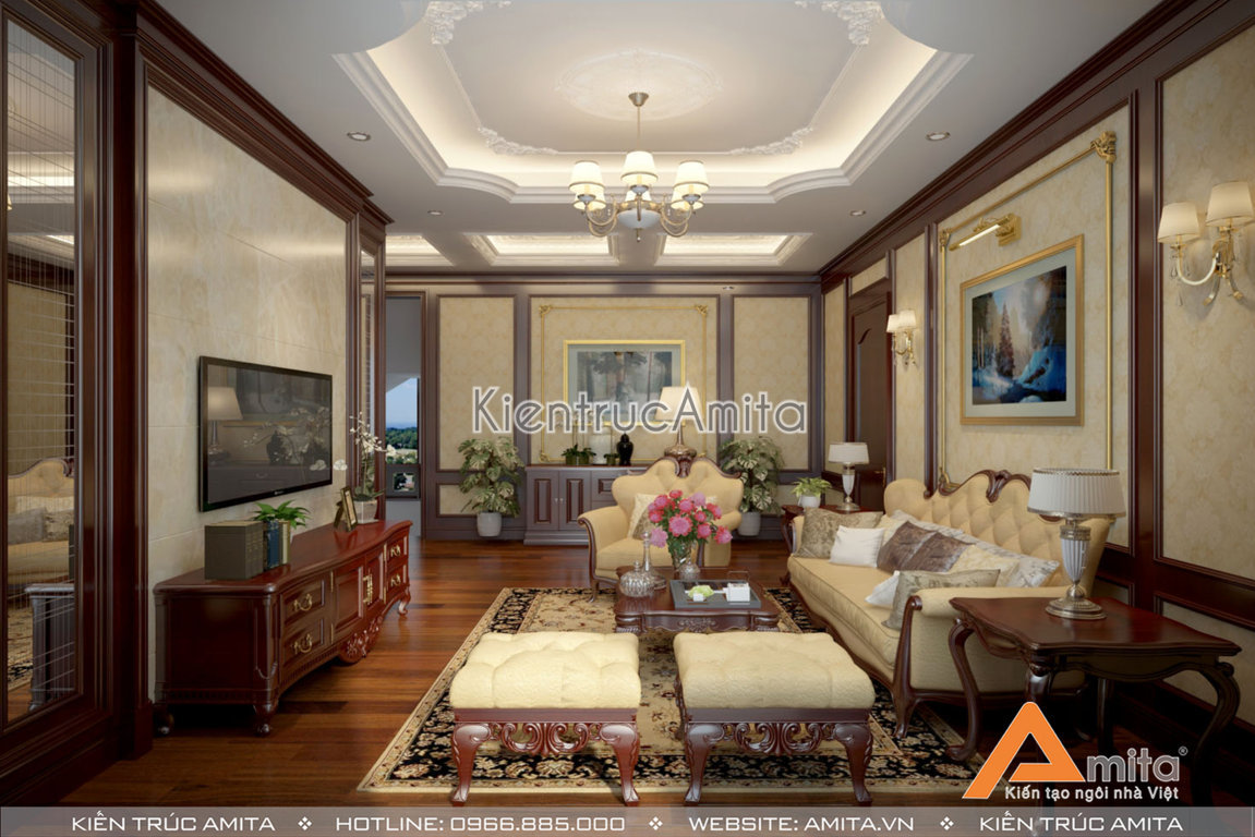 Thiết kế nội thất tân cổ điển