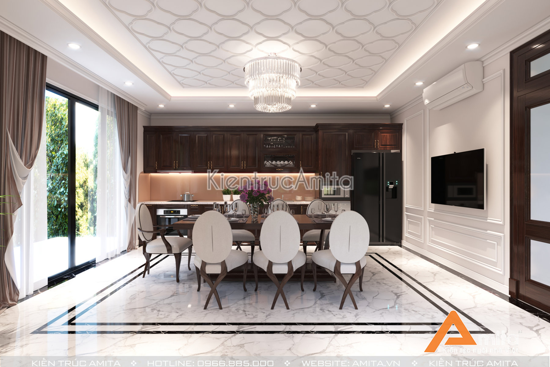 Thiết kế nội thất nhà phố đẹp 