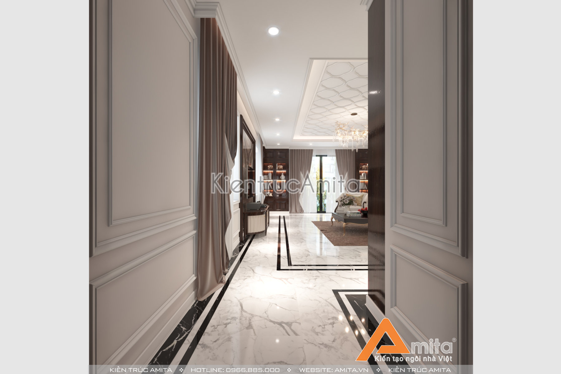 Thiết kế nội thất nhà phố đẹp 