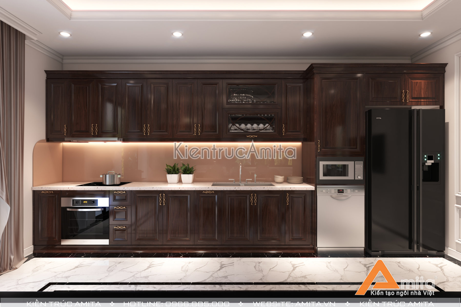 Thiết kế nội thất nhà phố đẹp 