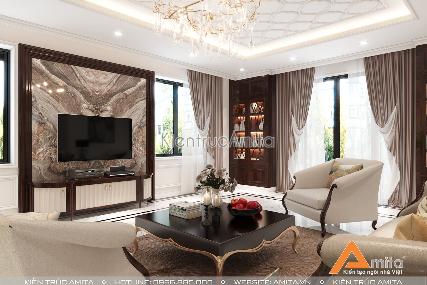 Thiết kế nội thất nhà phố đẹp 