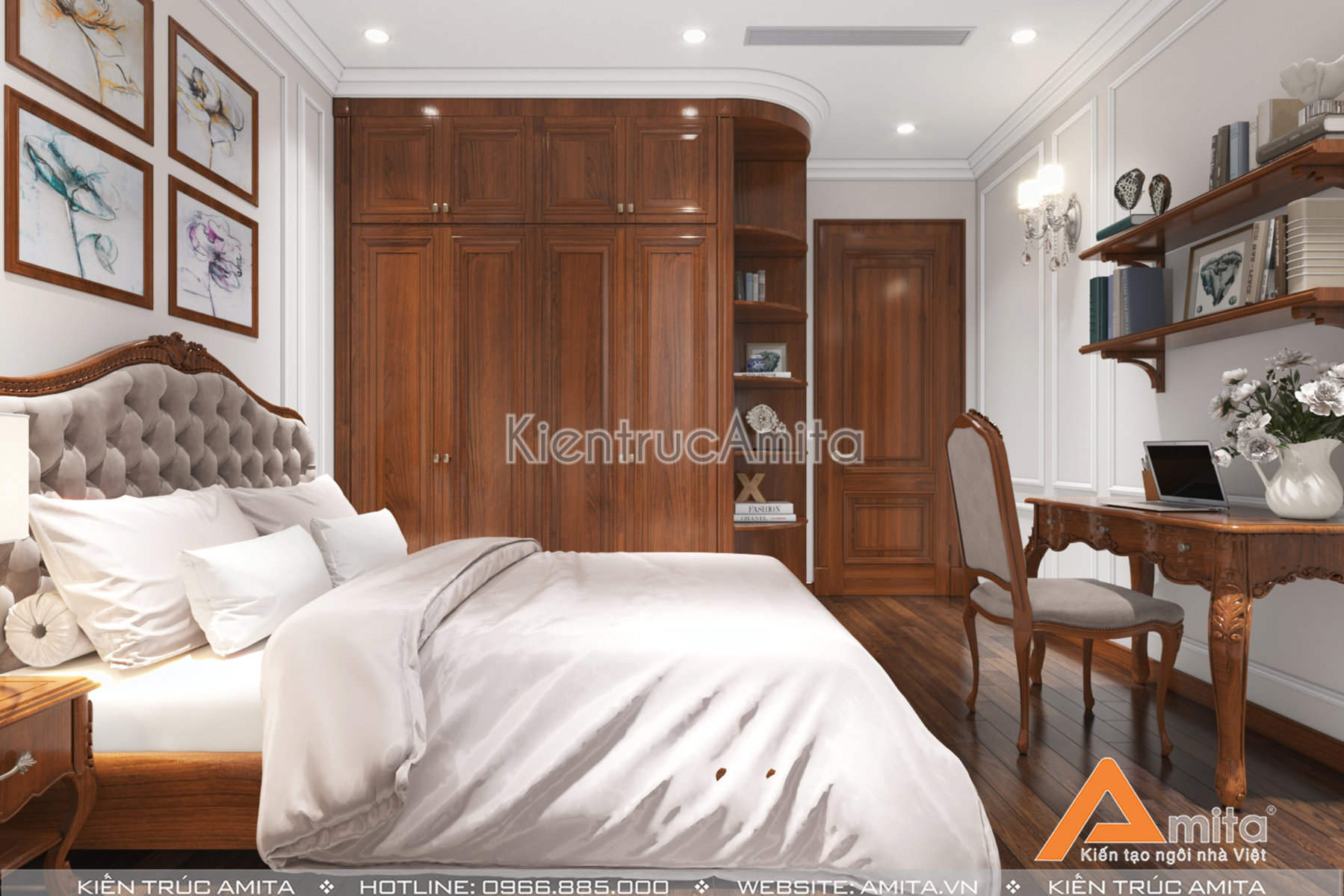 Thiết kế nội thất biệt thự tân cổ điển