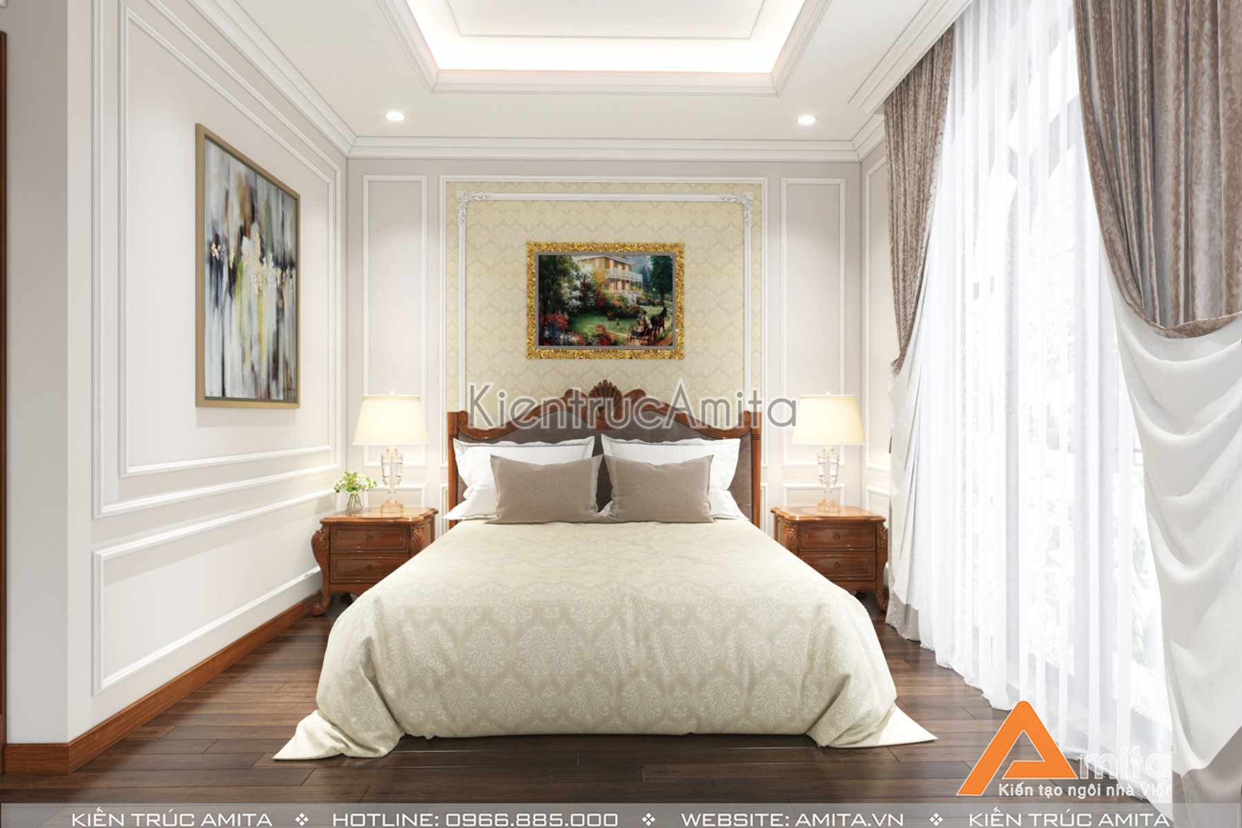 Thiết kế nội thất biệt thự tân cổ điển