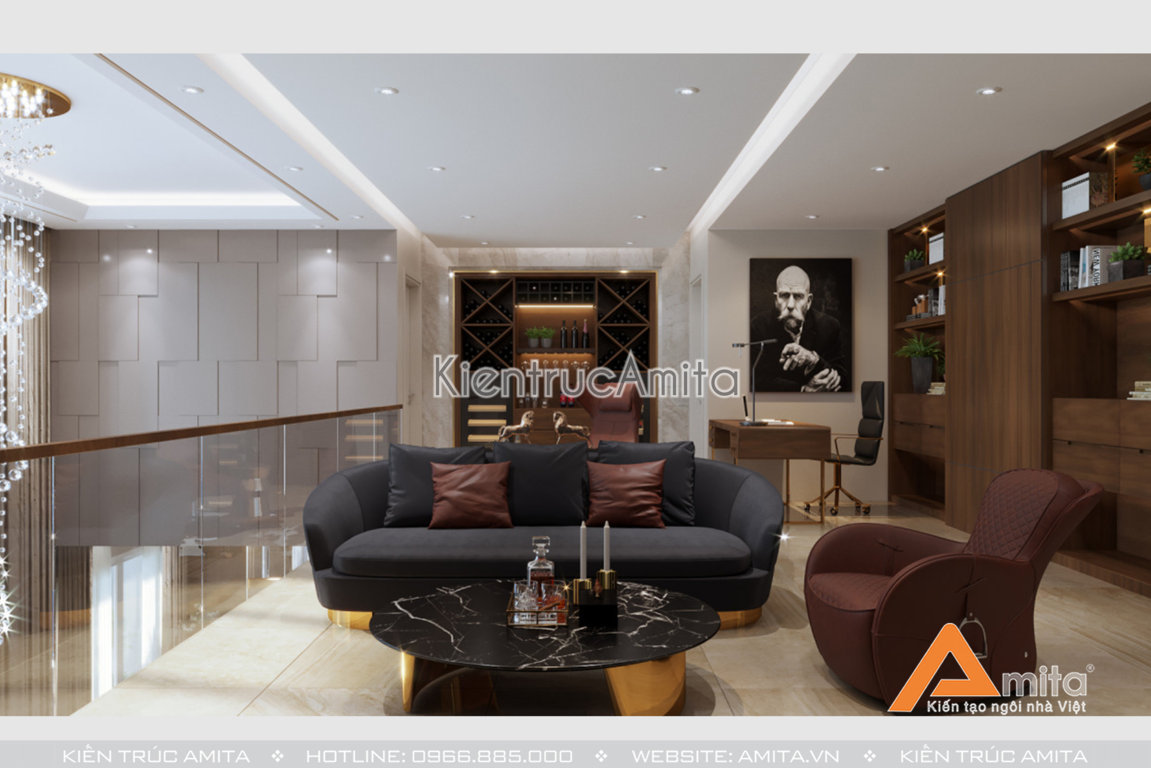 Thiết kế nội thất căn hộ hiện đại 