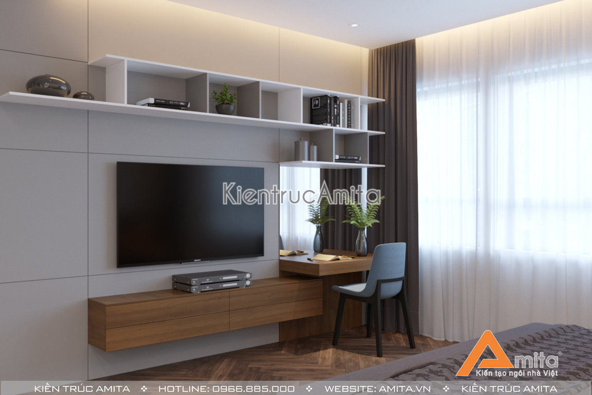 Thiết kế nội thất căn hộ hiện đại 