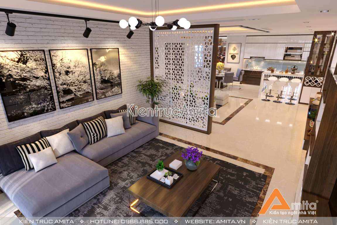 Thiết kế nội thất chung cư cao cấp PENTHOUSE đẹp 