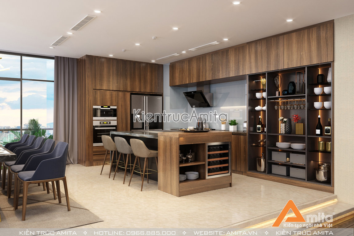 Nội thất căn hộ Penthouse chung cư Paragon đẹp tinh tế