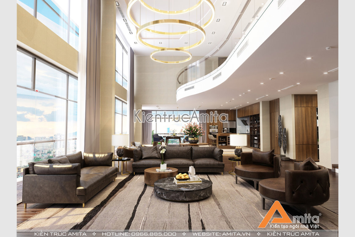 Nội thất căn hộ Penthouse chung cư Paragon đẹp tinh tế