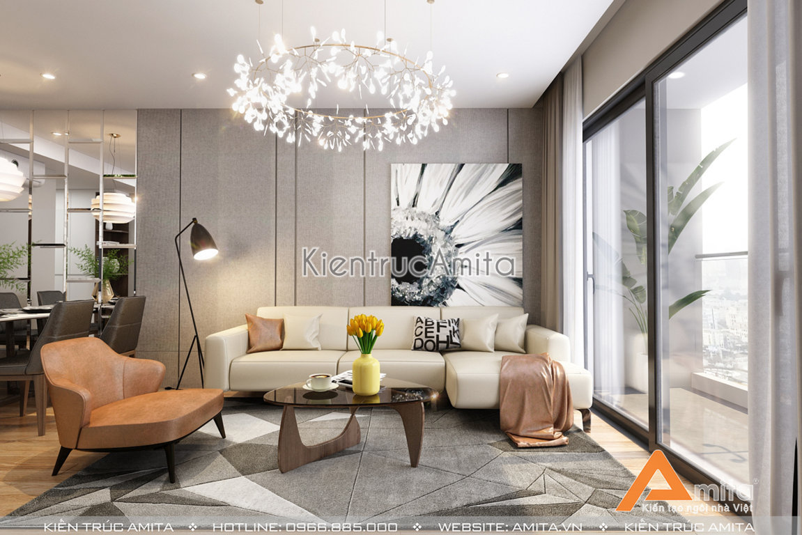 Thiết kế nội thất chung cư hiện đại