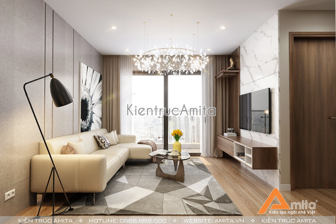 Thiết kế nội thất chung cư hiện đại