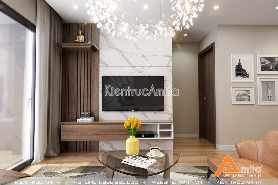 Thiết kế nội thất chung cư hiện đại