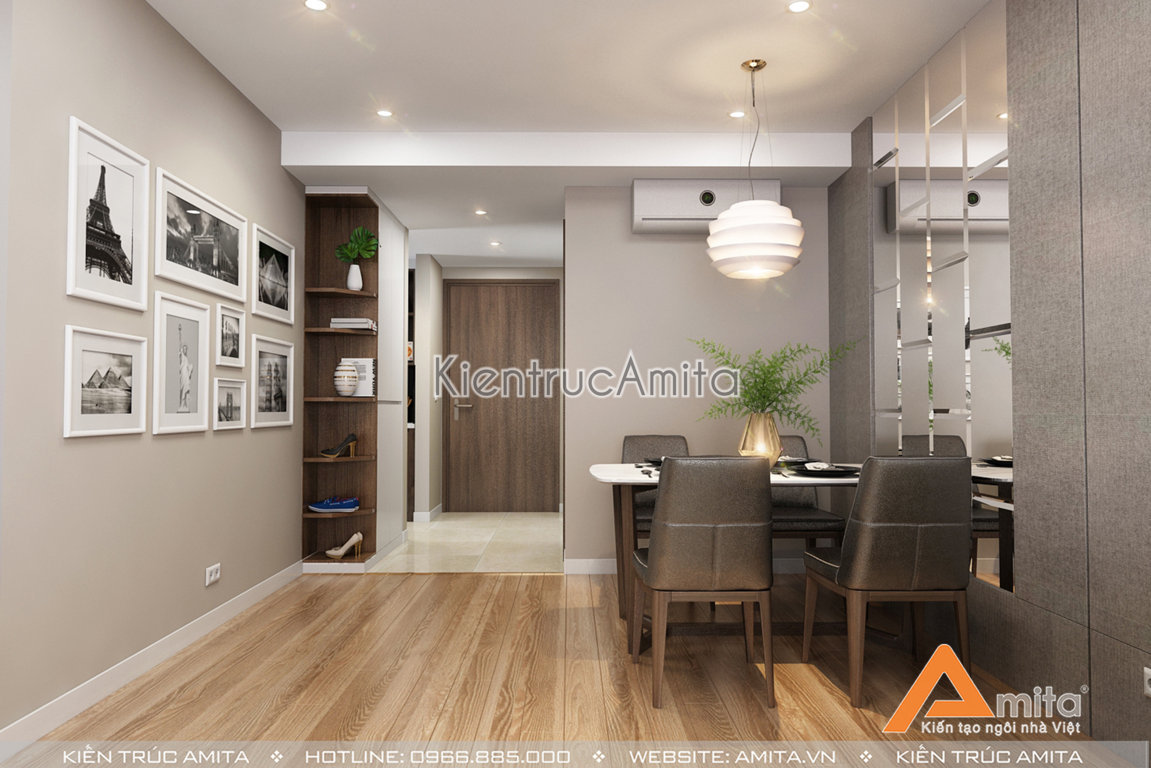 Thiết kế nội thất chung cư hiện đại