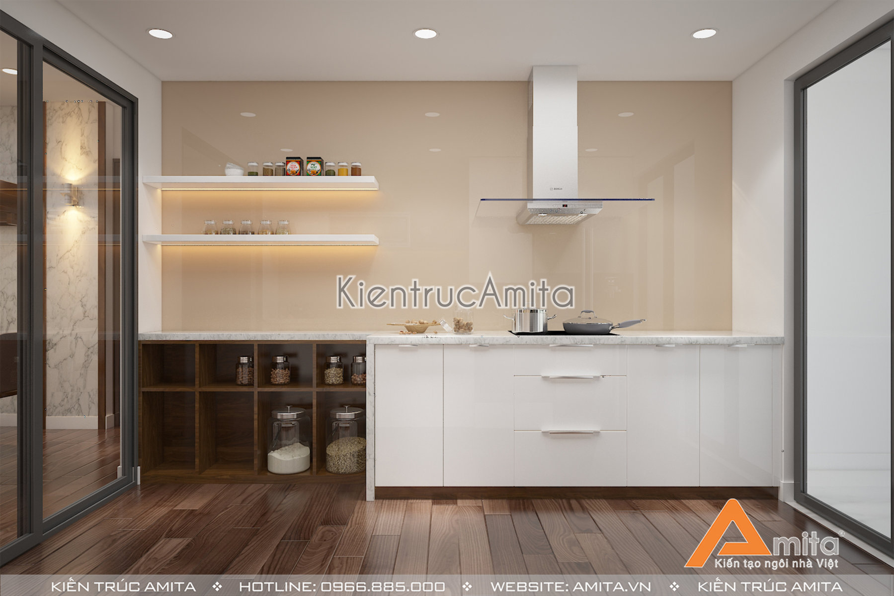 Mẫu nội thất chung cư phong cách hiện đại 