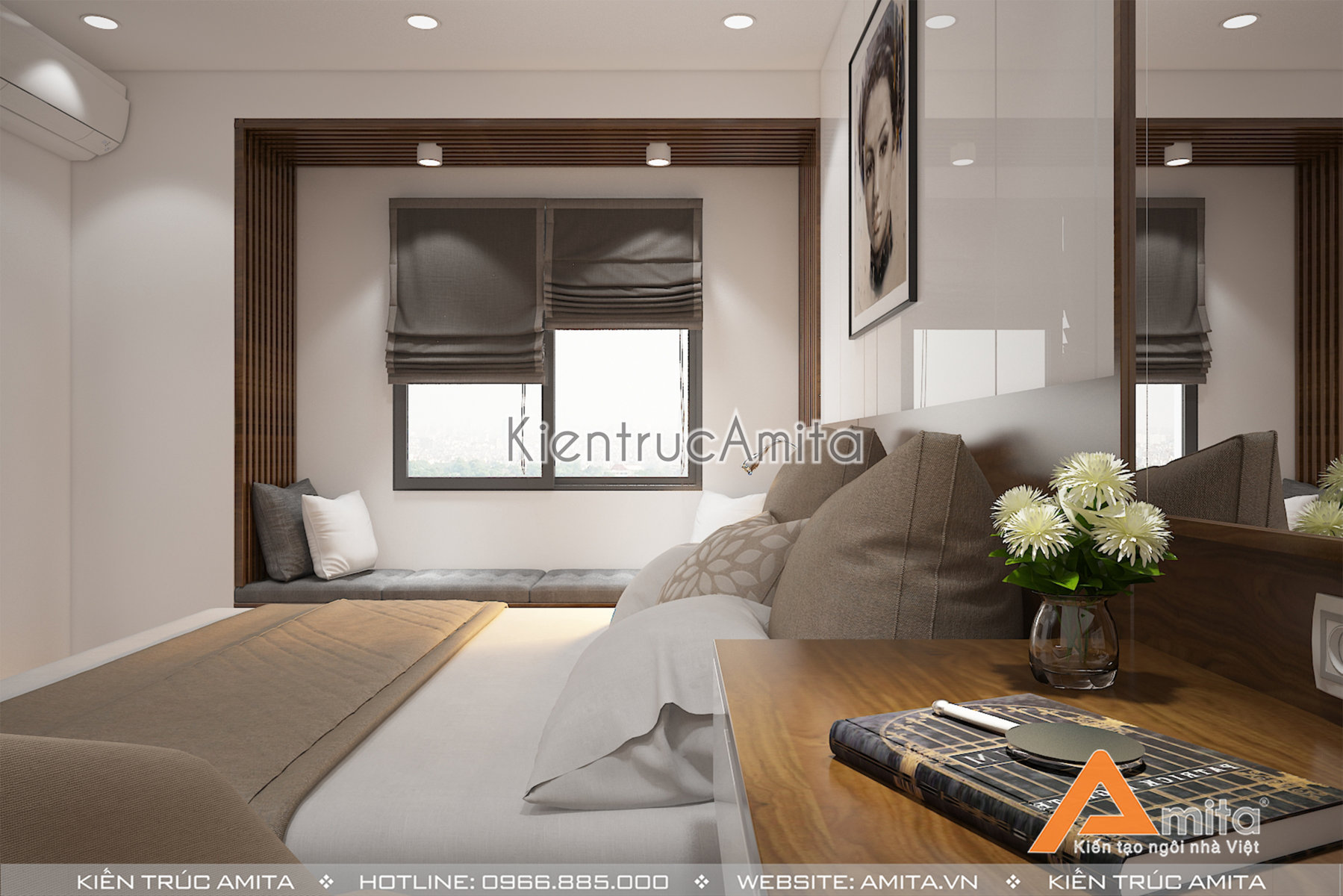 Mẫu nội thất chung cư phong cách hiện đại 