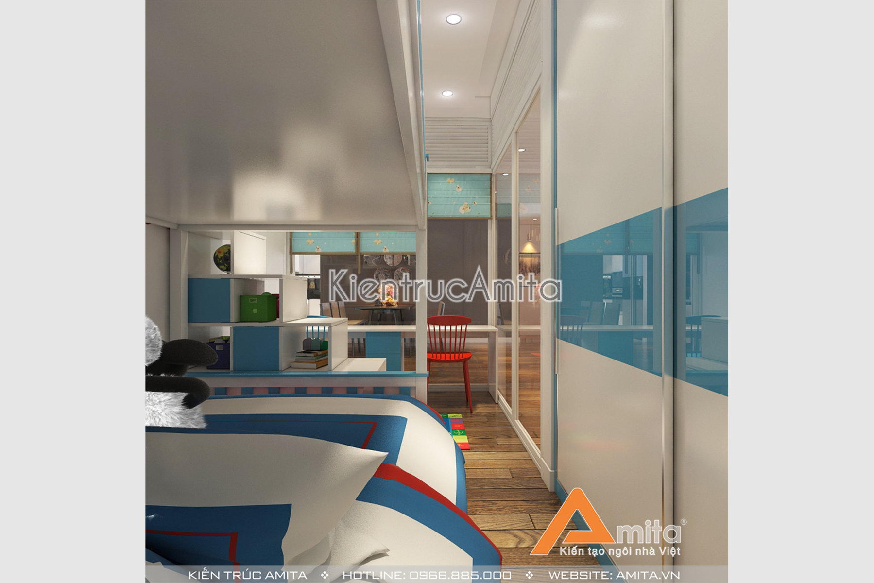 Thiết kế nội thất chung cư đẹp hiện đại 