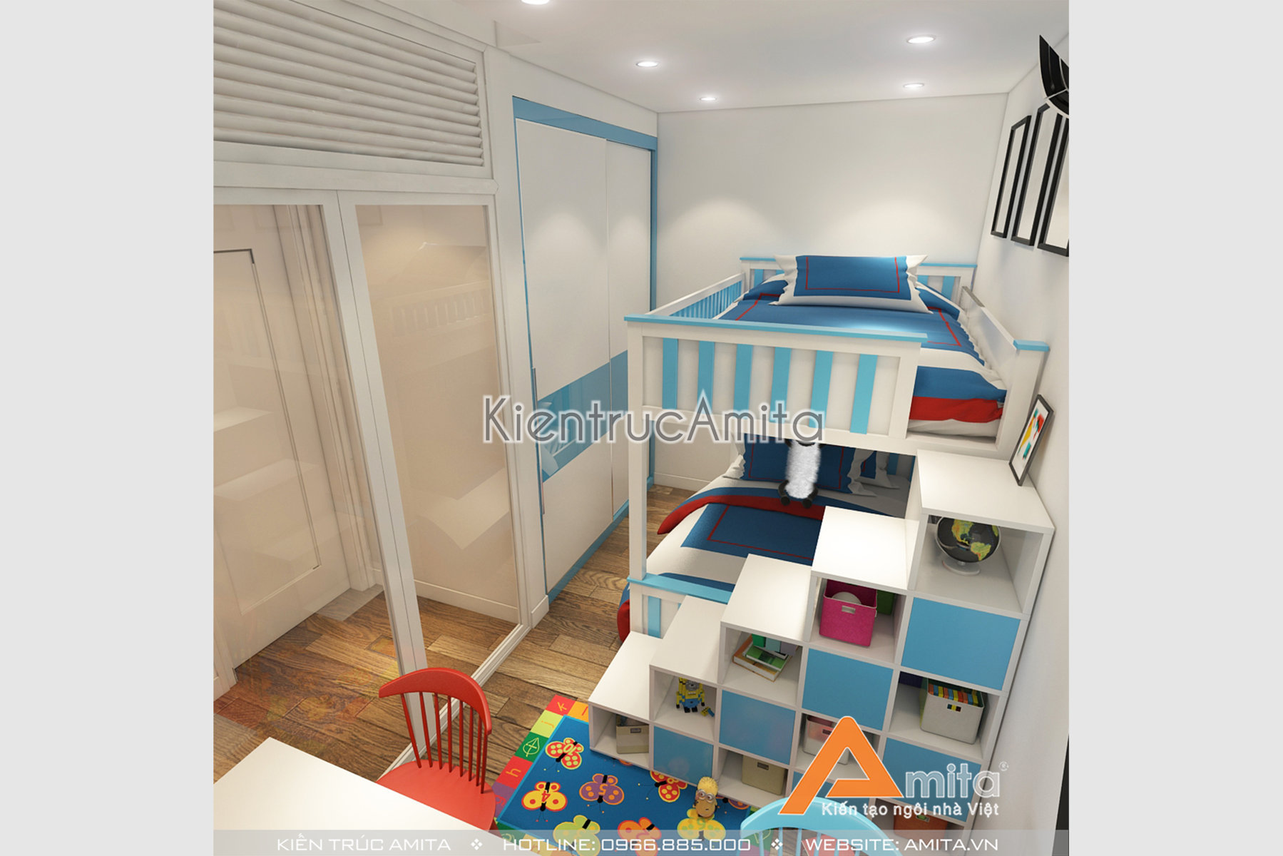 Thiết kế nội thất chung cư đẹp hiện đại 