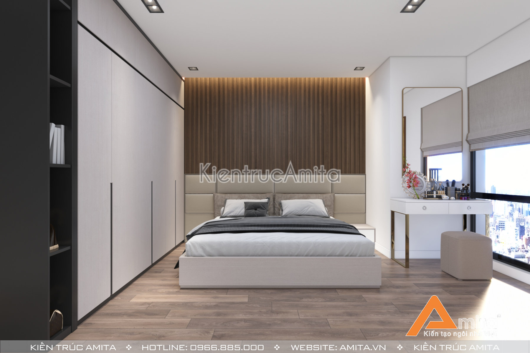 Mẫu thiết kế nội thất chung cư 3 phòng ngủ 