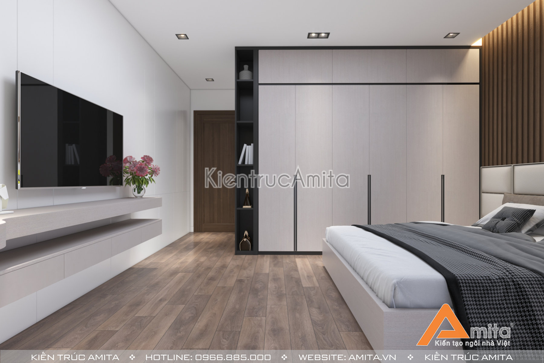 Mẫu thiết kế nội thất chung cư 3 phòng ngủ 