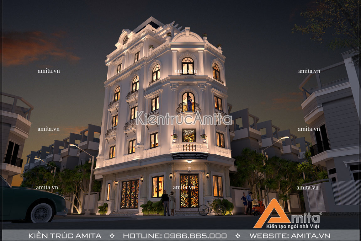 Thiết kế nhà ống kiến trúc Pháp