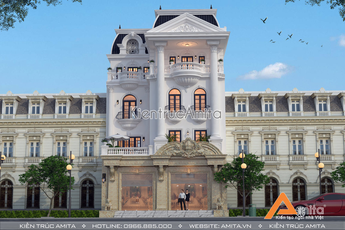 Thiết kế nhà ống kiến trúc Pháp